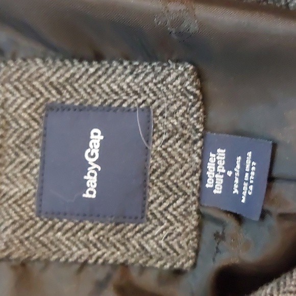 Gap toddler wool tweed blazer size 4 - Picture 3 of 9